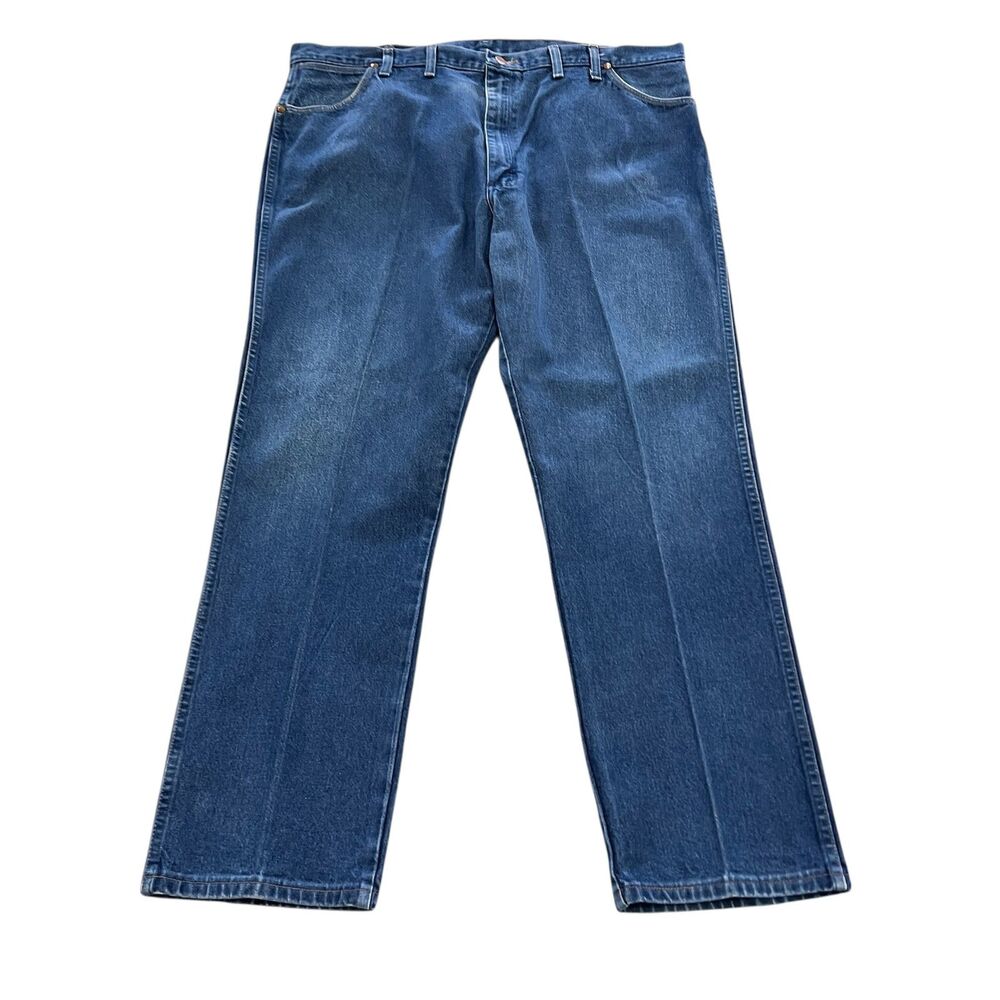Wrangler 100% Cotton Straight Leg Mens Jeans Size 44X32